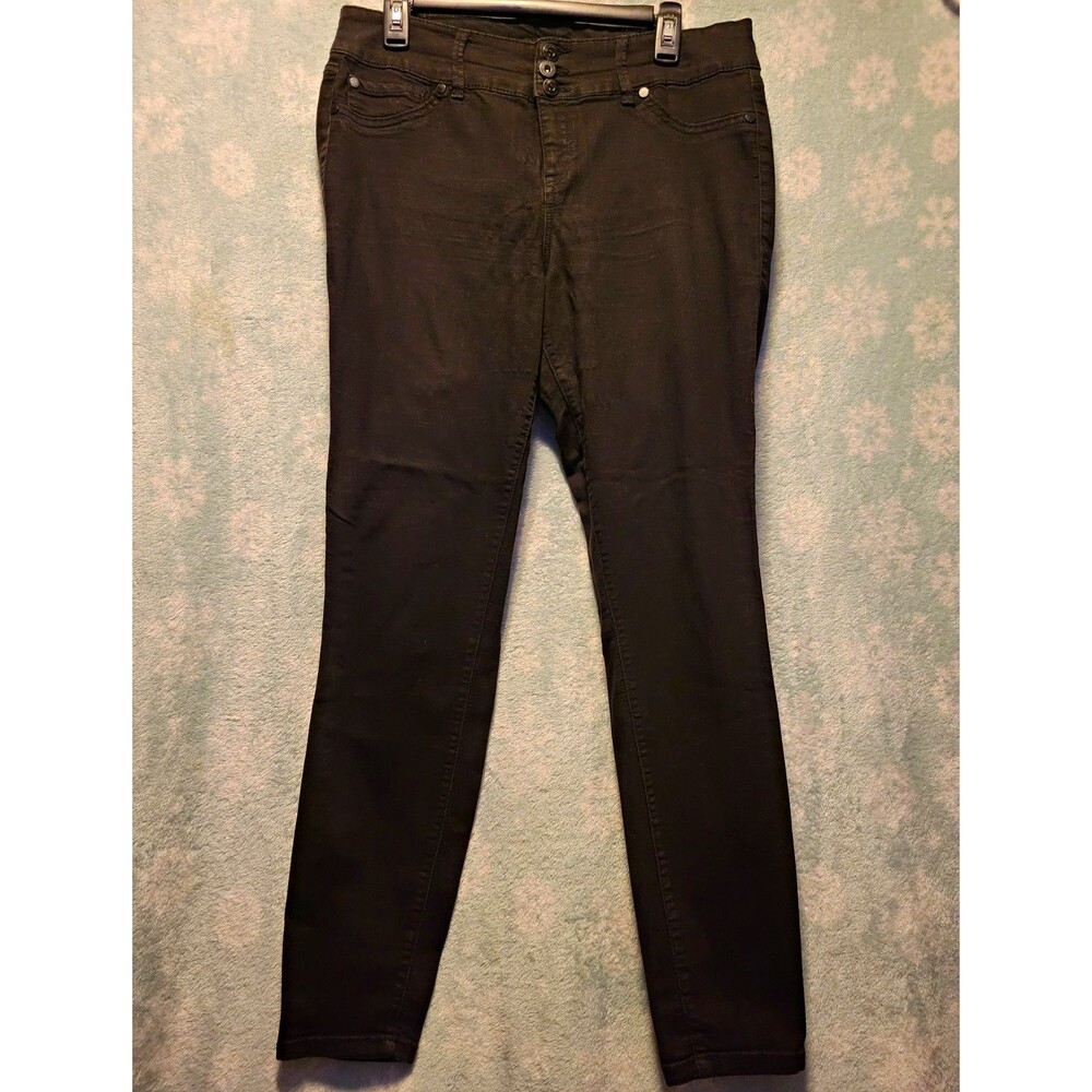 Torrid Women's Black Denim Stretch Ankle Jeans Tall 14 5-Pocket 34x29.5
